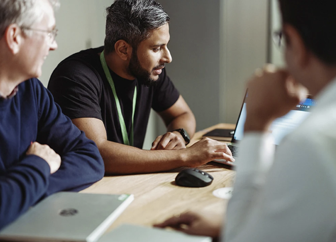JLP colleagues working on the careers site